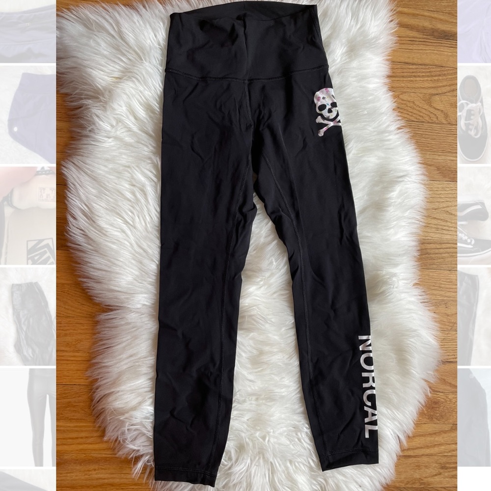 Soulcycle Branded Lululemon Wunder Under Crop in Luxtreme